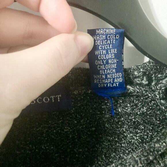 Karen Scott Women's L Vintage Grey Knit Sweater - Picture 11 of 11